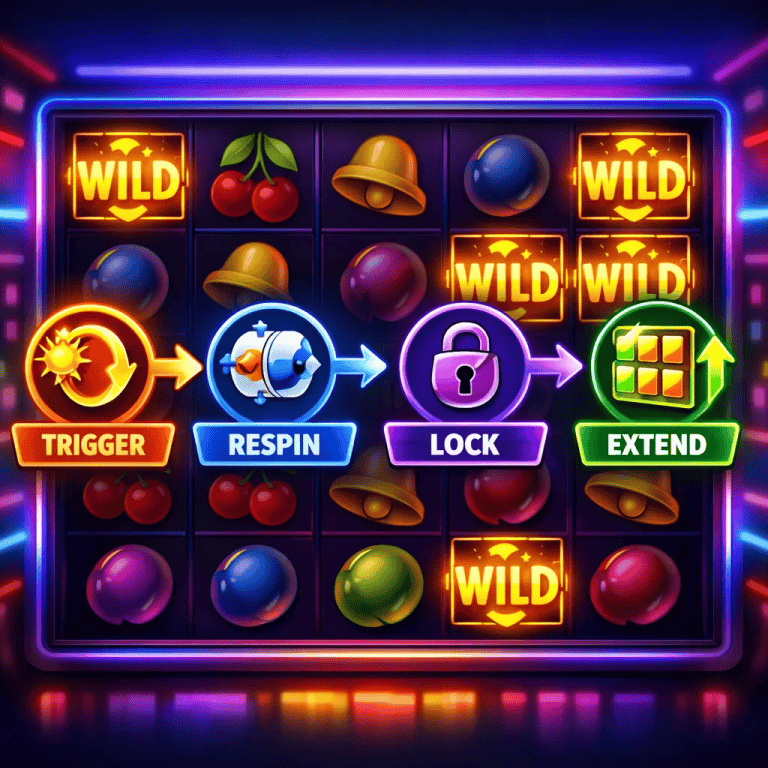 Sticky Spins: Um Recurso De Slot Baseado Em “Bloquear E Girar Novamente”